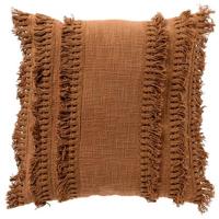 Dutch Decor Fara sierkussen 45x45 cm - Tobacco Brown