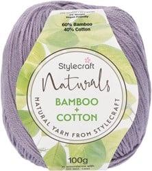 Stylecraft Naturals - Bamboo + Cotton DK 7163 Lavender