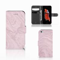 Apple iPhone 6 | 6s | Bookcase | Marble Pink - Origineel Cadeau Vriendin