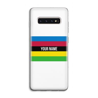 WK Wielrennen: Samsung Galaxy S10 4G Transparant Hoesje