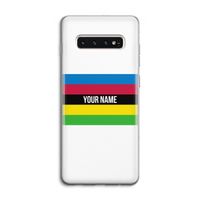 WK Wielrennen: Samsung Galaxy S10 4G Transparant Hoesje