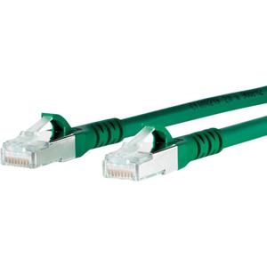 Metz Connect 1308452055-E RJ45 Netwerkkabel, patchkabel CAT 6A S/FTP 2.00 m Groen Snagless 1 stuk(s)