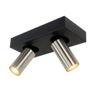 Highlight Spot Eliano 2 lichts L 24 cm zwart mat chroom