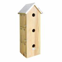 Best for Birds Houten vogelhuisje/nestkastje - Mussenvilla - 51 x 19cm