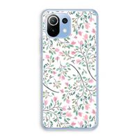 Sierlijke bloemen: Xiaomi Mi 11 Lite Transparant Hoesje