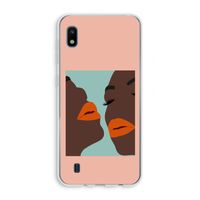 Orange lips: Samsung Galaxy A10 Transparant Hoesje Orange lips: Samsung Galaxy A10 Transparant Hoesje