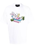 DOMREBEL t-shirt à imprimé graphique - Blanc