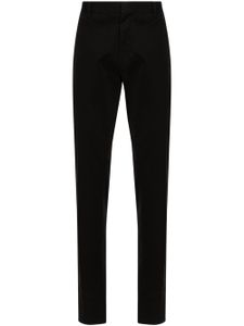 Zegna pantalon chino à coupe droite - Noir