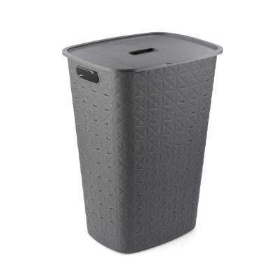Curver Softex Wasmand Met Deksel 56 liter Antraciet