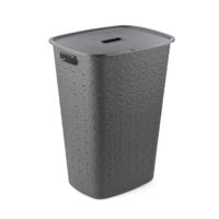 Curver Softex Wasmand Met Deksel 56 liter Antraciet Curver Softex Wasmand Met Deksel 56 liter Antraciet