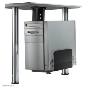 Neomounts CPU-D200BLACK CPU-D200BLACK PC-houder Onder tafel Zwart Belastbaar tot: 30 kg