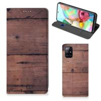 Samsung Galaxy A71 Book | Wallet Case | Old Wood