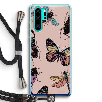 Tiny Bugs: Huawei P30 Pro Transparant Hoesje met koord