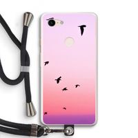 Fly away: Pixel 3 XL Transparant Hoesje met koord