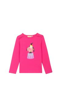 Someone Meisjes t-shirt LS - Donker roze