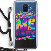 Touch Me: Samsung Galaxy A6 (2018) Transparant Hoesje met koord
