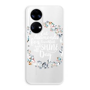 Diamonds: Huawei P50 Transparant Hoesje