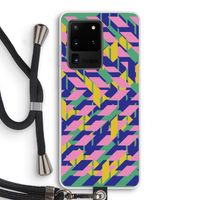Skew Blush 1: Samsung Galaxy S20 Ultra Transparant Hoesje met koord