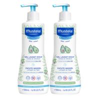 Mustela Baby Zachte wasgel 500ml 1+1 Gratis