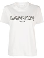 Lanvin t-shirt à logo brodé - Gris - thumbnail