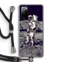 Spaceman: Samsung Galaxy S20 FE / S20 FE 5G Transparant Hoesje met koord Spaceman: Samsung Galaxy S20 FE / S20 FE 5G Transparant Hoesje met koord