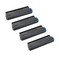Huismerk OKI C3151 Toners Multipack (Zwart + 3 Kleuren)