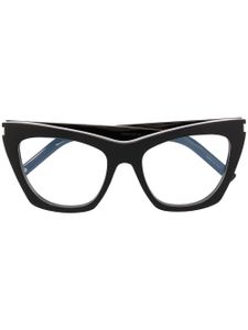 Saint Laurent Eyewear lunettes de vue à monture papillon - Noir