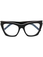 Saint Laurent Eyewear lunettes de vue à monture papillon - Noir