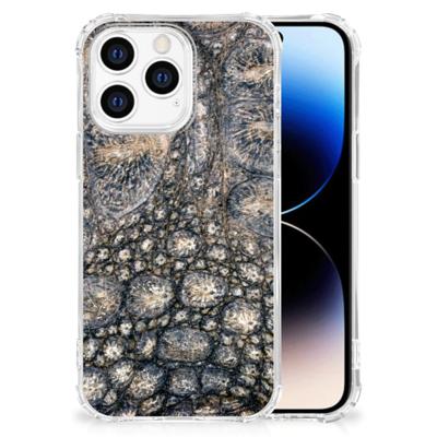 iPhone 14 Pro Case Anti-shock Krokodillenprint iPhone 14 Pro Case Anti-shock Krokodillenprint