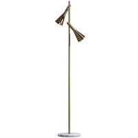 BePureHome Body Vloerlamp - Metaal|Marmer - Antique brass - 154x40x28 - thumbnail