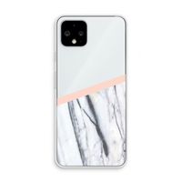 A touch of peach: Pixel 4 Transparant Hoesje