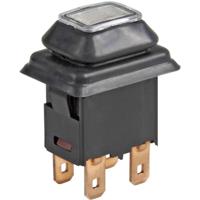 Marquardt 1683.8101 1683.8101 Drukschakelaar 250 V/AC 16 A 1x aan/uit Continu (l x b) 21 mm x 15 mm IP65 1 stuk(s)