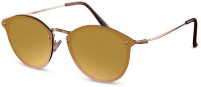 CWI zonnebril dames panto goud/bruin (CWI2124) CWI zonnebril dames panto goud/bruin (CWI2124)