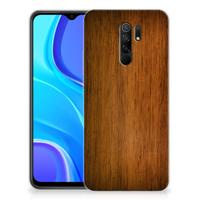 Xiaomi Redmi 9 | Bumper Hoesje | Donker Hout