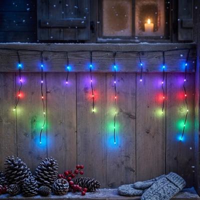 Ijspegel verlichting - 132 led lampjes - kleurveranderend -500 x 60 cm - afstandsbediening