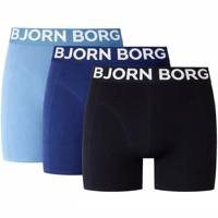 Bjorn Borg Boxershorts Organic cotton 3-pack blauw - blue