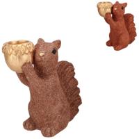 Daan Kromhout Schaal jingle eekhoorn staand nude/koperkleurig 16 cm 2 assorti | 6 stuks