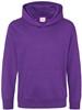 Just Cool JH001K Kids´ Hoodie - Purple - 9/11 (L)