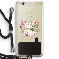 GRL PWR Flower: Huawei Ascend P10 Lite Transparant Hoesje met koord