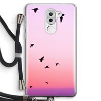 Fly away: Honor 6X Transparant Hoesje met koord Fly away: Honor 6X Transparant Hoesje met koord