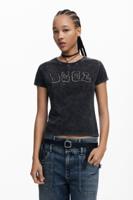 Shirt met logo en studs - BLACK - L - thumbnail