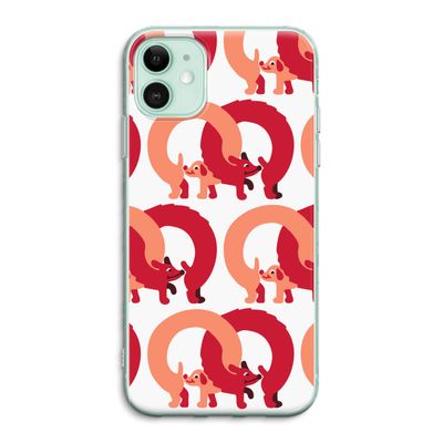 Dogs: iPhone 11 Transparant Hoesje