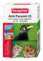 Beaphar Anti-Parasiet 25 voor vogels en knaagdieren van 50-300g 2 pipetten