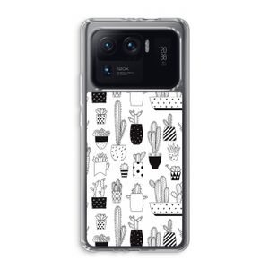 Cactusmotief: Xiaomi Mi 11 Ultra Transparant Hoesje