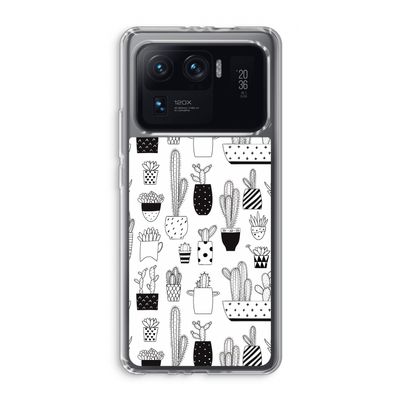 Cactusmotief: Xiaomi Mi 11 Ultra Transparant Hoesje