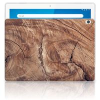 Lenovo Tab M10 Silicone Tablet Hoes Tree Trunk - thumbnail