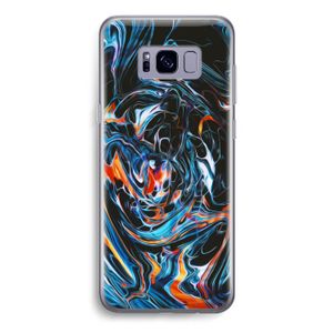 Black Unicorn: Samsung Galaxy S8 Transparant Hoesje