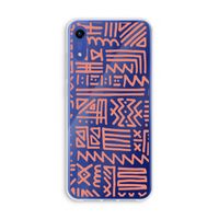 Marrakech Pink: Honor Play 8A Transparant Hoesje