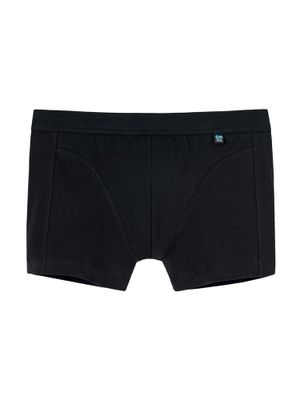 Schiesser - Long Life Cotton - Short - zwart, Maat:2XL