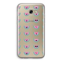 Smiley watermeloenprint: Samsung Galaxy A5 (2017) Transparant Hoesje
